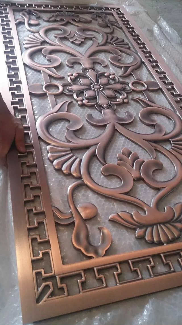 銅門（mén）窗加工樣品
