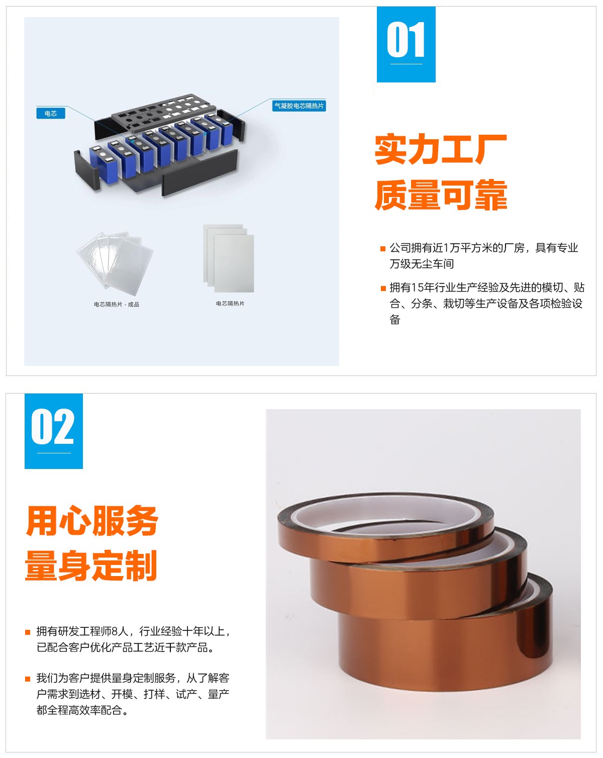 氣凝（níng）膠隔熱片、鐵（tiě）氧（yǎng）體磁片、高溫膠帶、矽橡膠墊片